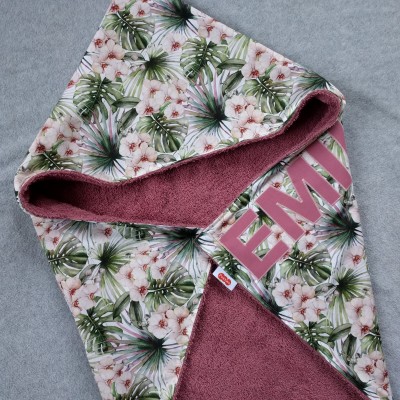 Een badcape op maat
