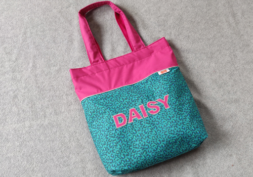 handgemaakte shopper voor meisjes Daisy